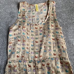**DONATED**  Francesca's sleeveless top with dog print 🐕